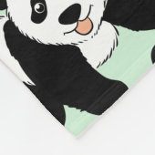 Zu personifizieren Panda-Bärn-grafisches Muster Fleecedecke (Ecke)