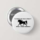 Zu PferdeShirt reiten Button (Vorne & Hinten)