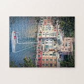 Zu Portofino segeln, Italien-Puzzlespiel Puzzle (Horizontal)