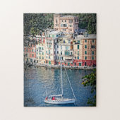 Zu Portofino segeln, Italien-Puzzlespiel Puzzle (Vertikal)