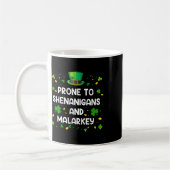 Zu Possen Und Unfug Lustig St. Patrick Kaffeetasse (Links)