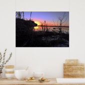 Zu Punkt in der Arkansas-Ente Blind Poster (Küche)