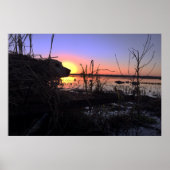 Zu Punkt in der Arkansas-Ente Blind Poster (Vorne)