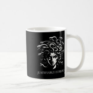 Zu Recht Furious Medusa Griechische Mythologie Fem Kaffeetasse