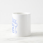 zu reisen heißt zu leben kaffeetasse (Mittel)