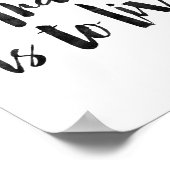 Zu reisen heißt zu leben poster (Ecke)