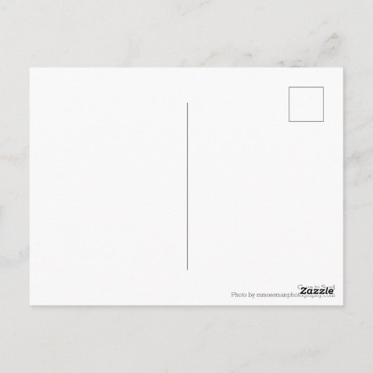 Zu Saatgut übergegangen Postkarte (Rückseite)