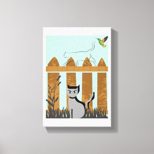 Zu sauber leinwanddruck (Vorderseite)