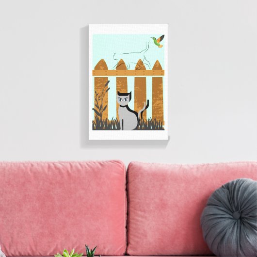 Zu sauber leinwanddruck (Insitu (Wohnzimmer))