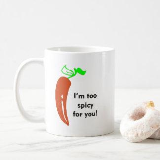 Zu scharf kaffeetasse