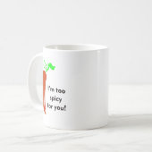 Zu scharf kaffeetasse (Vorderseite Links)
