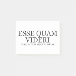 Zu sein eher als erscheinen - Dunkelheit Post-it Klebezettel