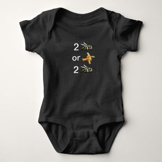 Zu sein oder nicht baby strampler (Vorderseite)