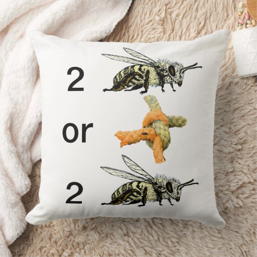 Zu sein oder nicht kissen (Decke)