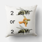 Zu sein oder nicht kissen (Rückseite)