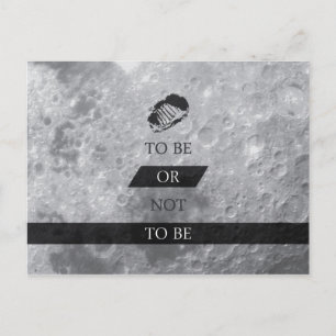 Zu sein oder nicht zu sein Shakespeare Quotes Postkarte