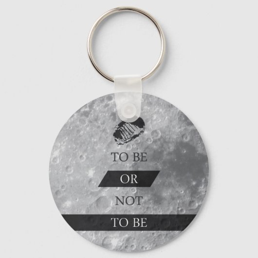 Zu sein oder nicht zu sein Shakespeare Quotes Schlüsselanhänger (Vorderseite)