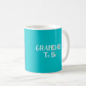 Zu sein - Tasse Aquamariner Hintergrund (VorderseiteRechts)