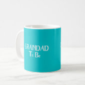 Zu sein - Tasse Aquamariner Hintergrund (Vorderseite Links)