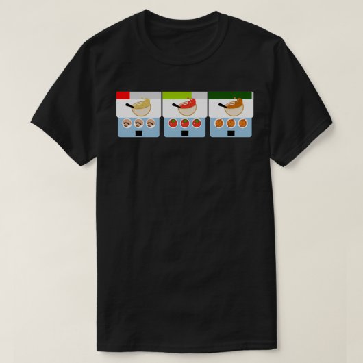 Zu Servierende überkochte Suppe T-Shirt (Design vorne)