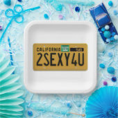 Zu sexy für dich pappteller (Party)