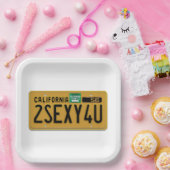 Zu sexy für dich pappteller (Party)