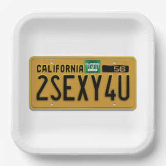Zu sexy für dich pappteller