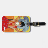 Zu spät bilden gepäckanhänger (Vorderseite horizontal)