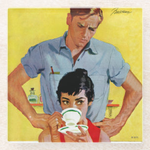 Zu spät bilden glasuntersetzer