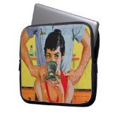 Zu spät bilden laptopschutzhülle (Vorderseite Links)