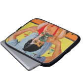 Zu spät bilden laptopschutzhülle (Vorne Knopf)