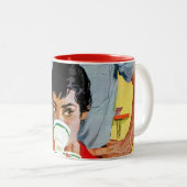 Zu spät bilden zweifarbige tasse (VorderseiteRechts)