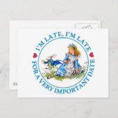 ZU SPÄT BIN ICH ZU EINEM SEHR WICHTIGEN DATUM VERS POSTKARTE (Vorne/Hinten)