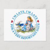 ZU SPÄT BIN ICH ZU EINEM SEHR WICHTIGEN DATUM VERS POSTKARTE (Vorderseite)