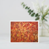 Zu spät für das Gebet Postkarte (Stehend Vorderseite)