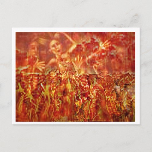 Zu spät für das Gebet Postkarte (Vorderseite)