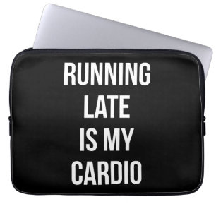 Zu spät läuft mein Cardio - Funny New Workout Laptopschutzhülle