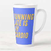 Zu spät läuft mein Cardio Milchtasse (Rechts)