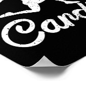 Zu spät läuft mein Cardio Runner Fitness Workout Poster (Ecke)