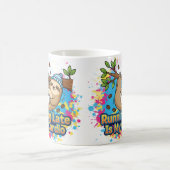 Zu spät läuft mein Cardio Sloth Cartoon Kaffeetasse (Mittel)