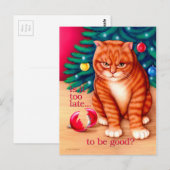 Zu spät postkarte (Vorne/Hinten)