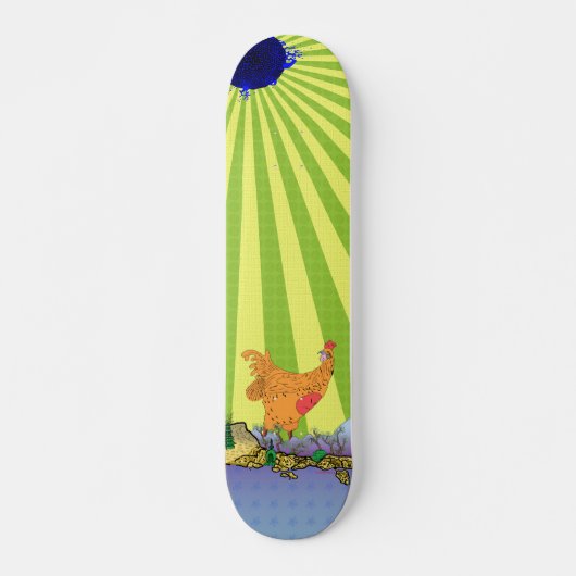 Zu spät Skateboard Alte Schule (Vorne)