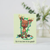 Zu spät, um gut zu sein? postkarte (Stehend Vorderseite)