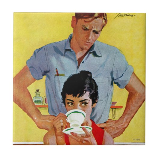 Zu spät, um sich aufzumachen fliese (Vorderseite)