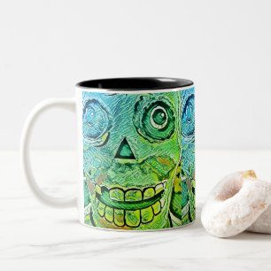 Zu spät! zweifarbige tasse