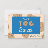 Zu süß Dankeschön Karte (Vorderseite)