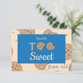 Zu süß Dankeschön Karte (Stehend Vorderseite)