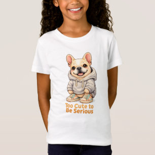 Zu süß, um ernst zu sein – Lustiger Französische B T-Shirt