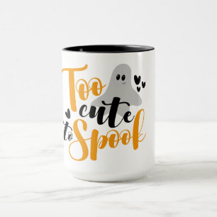 Zu süß, um Geister zu erschrecken Halloween lustig Tasse