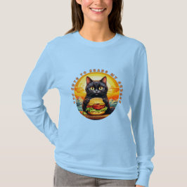 Zu süß, um meinen Burger zu teilen – Black Cat Foo T-Shirt
